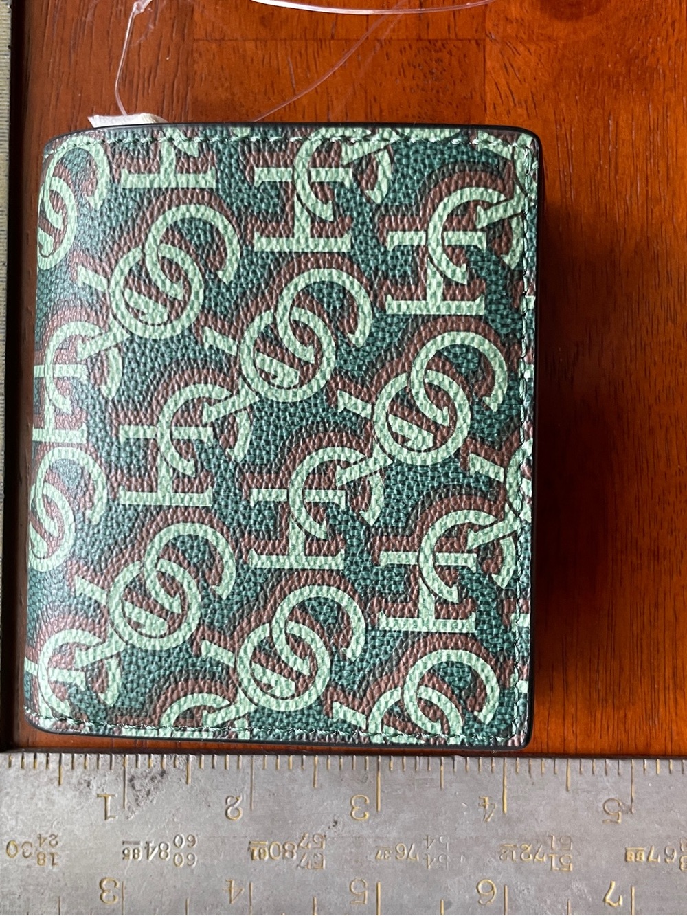 NWT Coach Monogram Card Holder